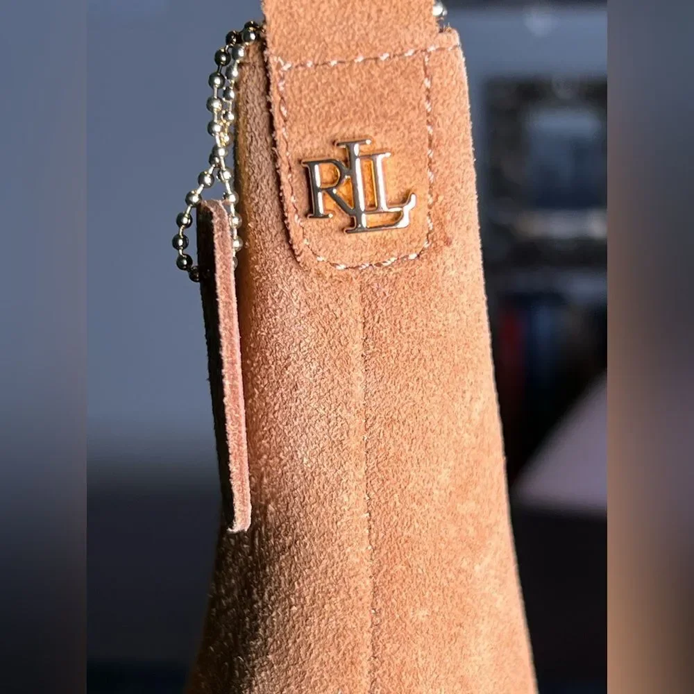 Lauren Ralph Lauren Marianna Suede Boot 🔥 NEW 🔥 waterproof 🔥 Size 10